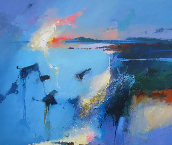 Gladwell Patterson10073 Peter Wileman Ocean of Echoes 100cm x 100cm Oil on Canvas